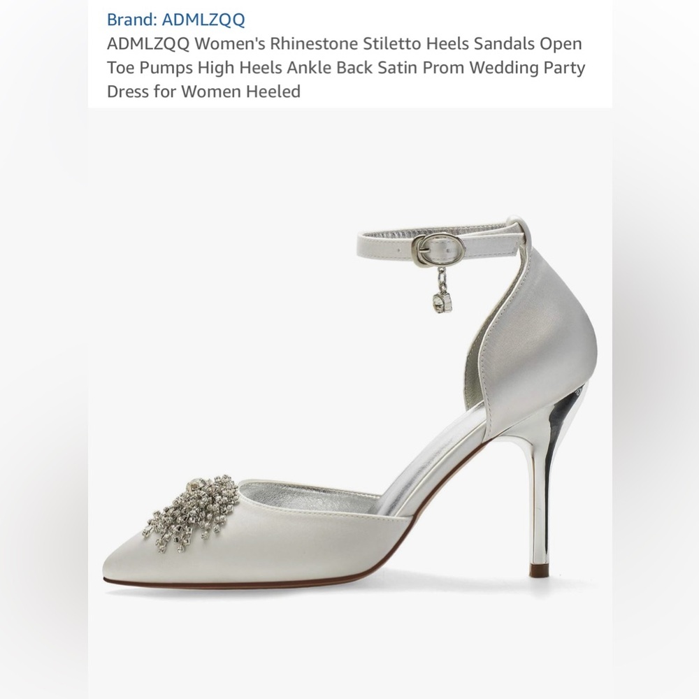 Cocktail/wedding/prom stilettos, satin